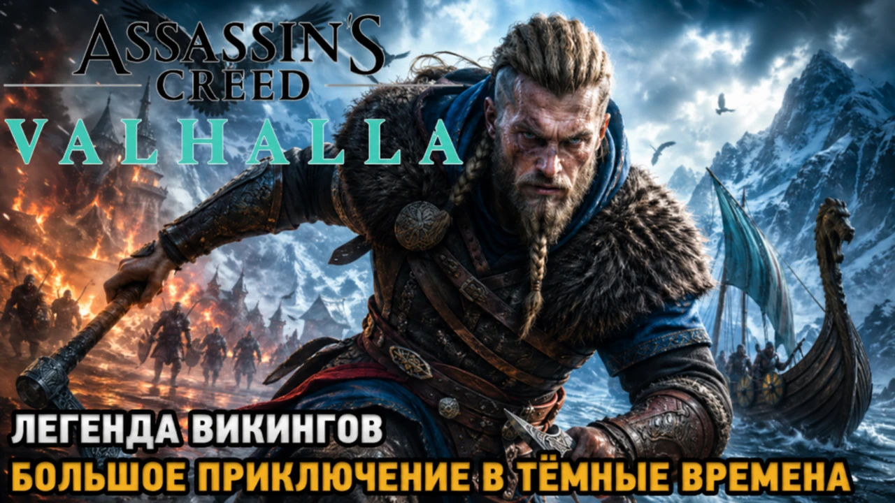 Assassin's Creed Valhalla # Большое приключение в тёмные времена
