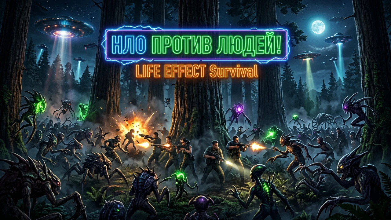 🛸ПРИШЕЛЬЦЫ ЗАХВАТИЛИ ЗЕМЛЮ!!!👽 LIFE EFFECT Survival #1 #UyutniySensey